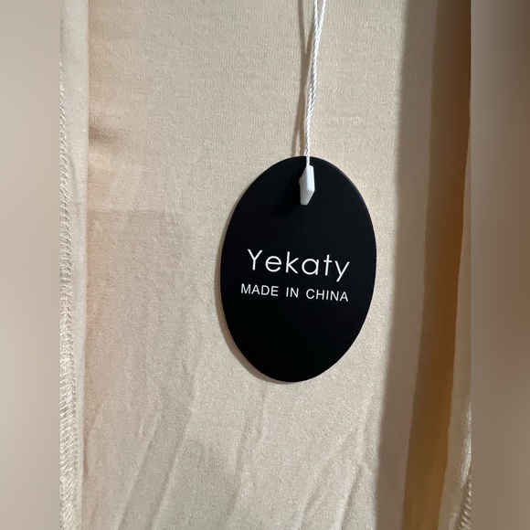 New NWT cream tan beige cardigan cardi lightweight L large - Picture 4 of 7